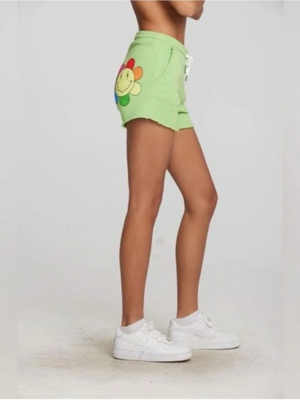 Casual Women's Green Drawstring Shorts